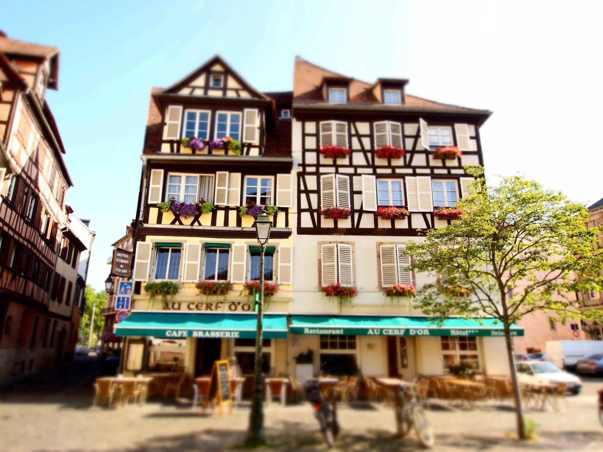 Hotel Restaurant Au Cerf D'Or Strasburg Zewnętrze zdjęcie